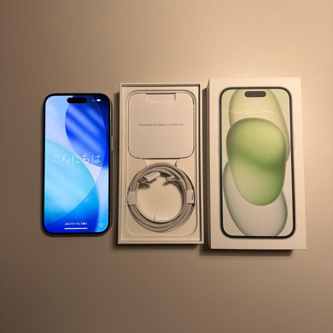 スマートフォン本体 iPhone 15 Green 128GB