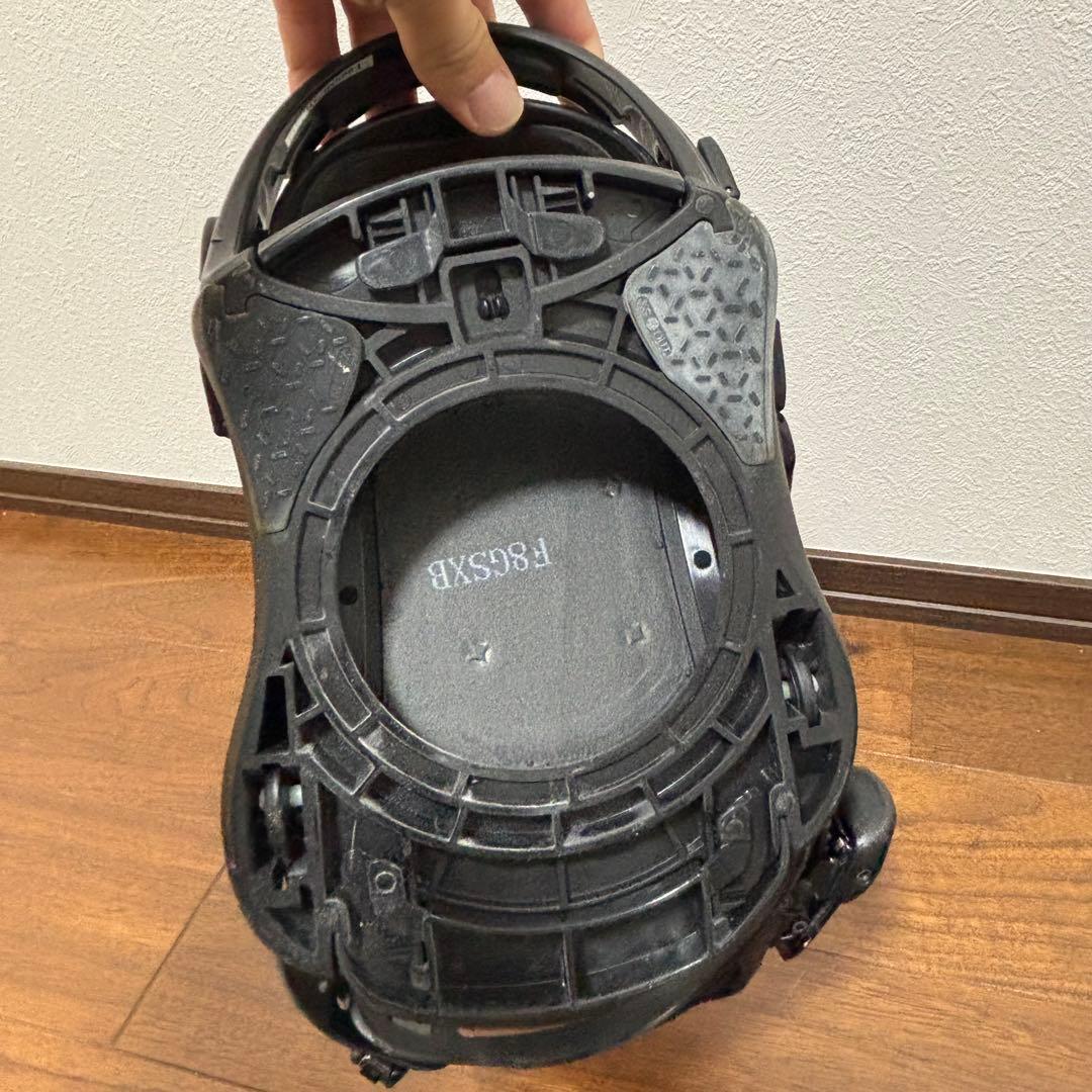 FLUX GS XS スノーボード　ビンディング　花柄　ブラック　レディース