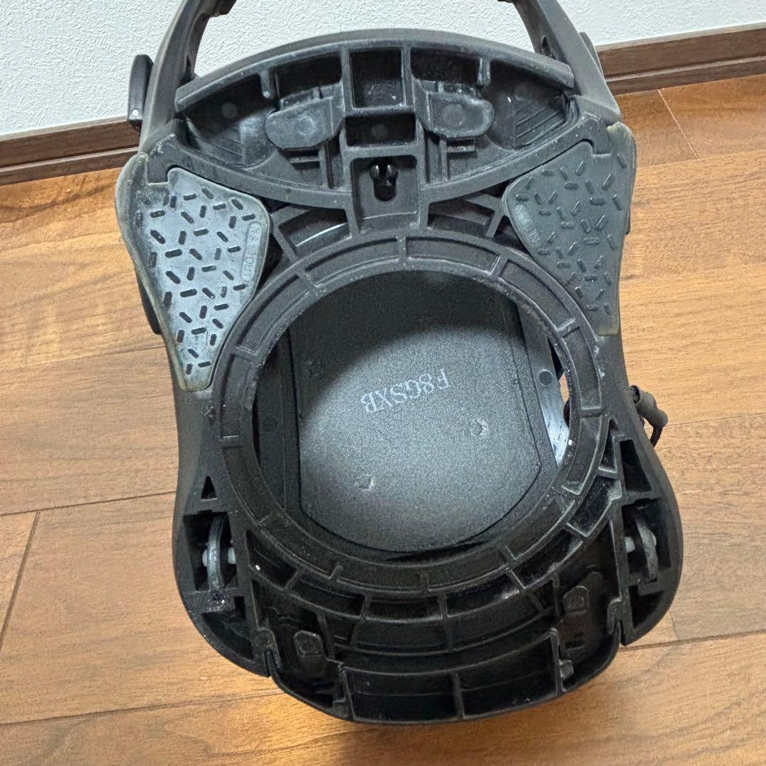 FLUX GS XS スノーボード　ビンディング　花柄　ブラック　レディース