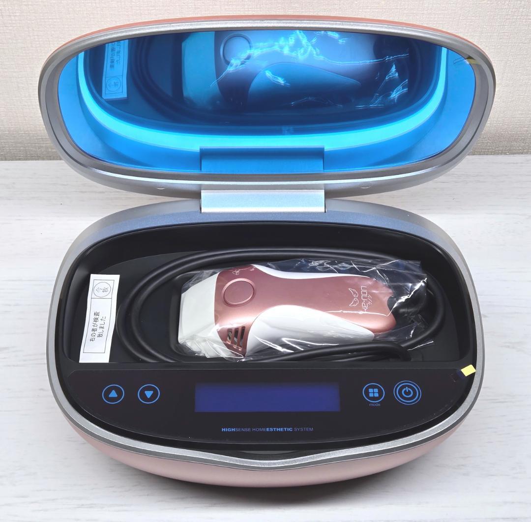 【ほぼ未使用/付属品完備】脱毛器 ケノン Ver 8.6 ピンクゴールド