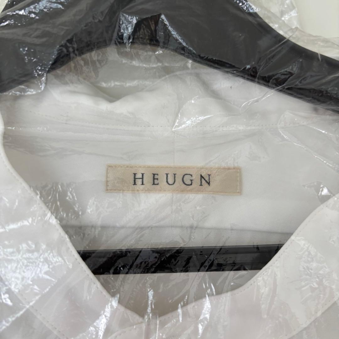 b*2様 HEUGN ユーゲン バンドカラー シャツ 003 size 4 白