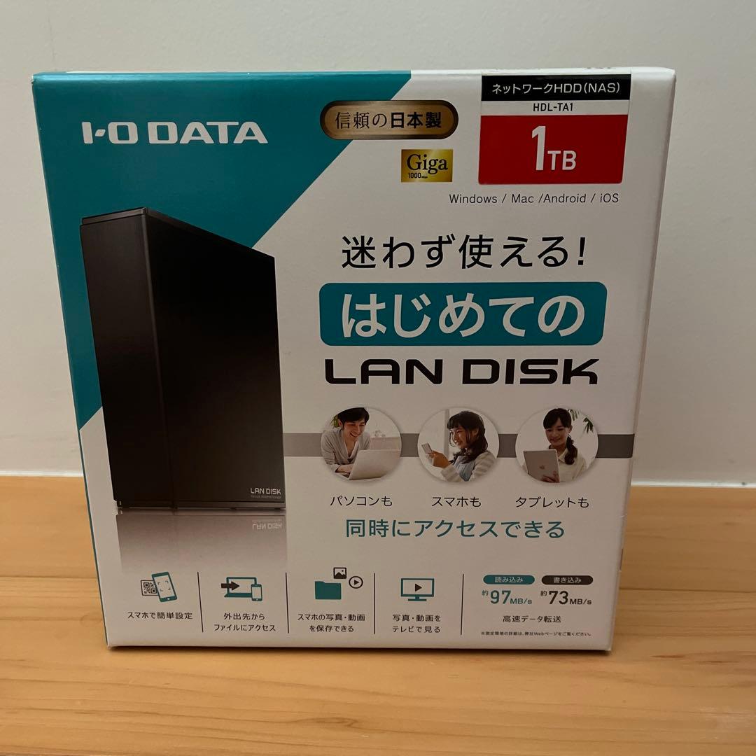 外付けハードディスク・ドライブ I-O DATA HDL-TA1