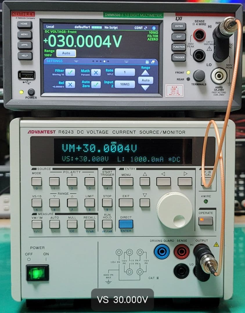 その他 ADVANTEST 6243 DC VOLTAGE/CURRENT SOURCE