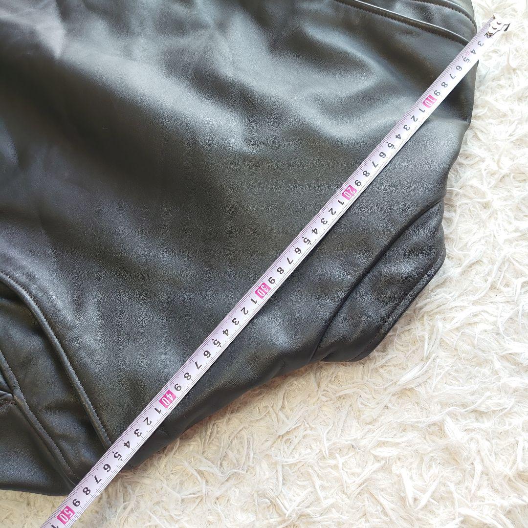 TRICKY トリッキー 牛革 シングルライダース レザージャケット XLサイズ