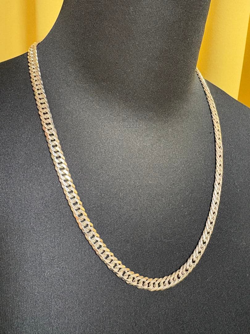 ダブル喜平　ネックレス　シルバー925 2本セット