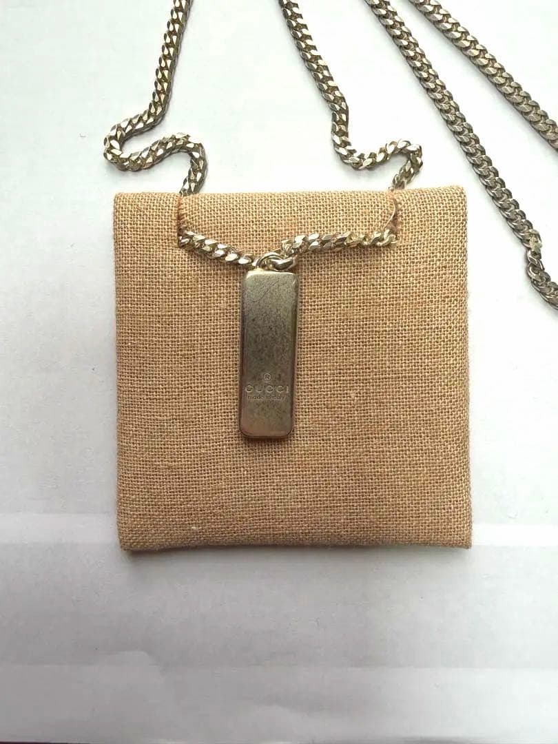 GUCCI ダイアゴナル インターロッキングG ネックレス