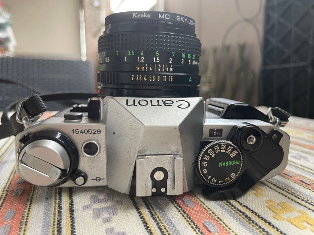 CANON AE-1 PROGRAM　50ｍｍ　グリップ、シグマzoomレンズ付