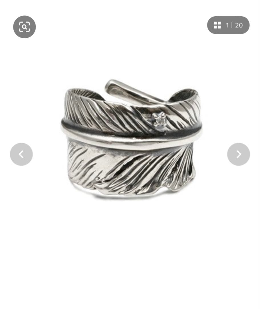 JAM  MADE 羽根モチーフ シルバーリング