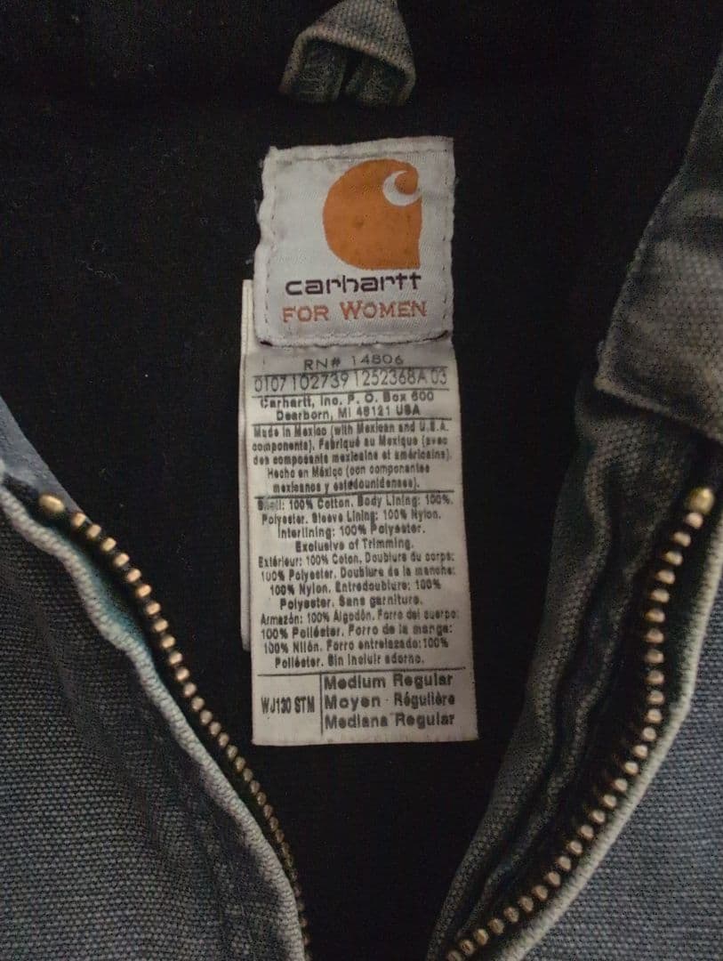 Carhartt アクティブジャケット グレー M WJ130 カーハート