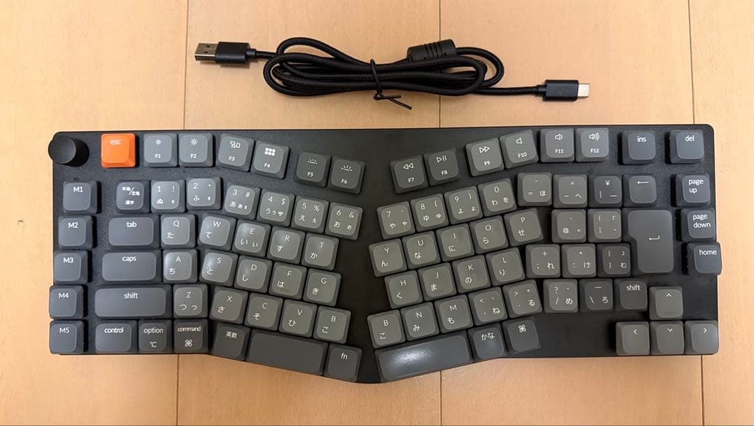 【1/7まで値引】Keychron K15 Max 75% Aliceレイアウト