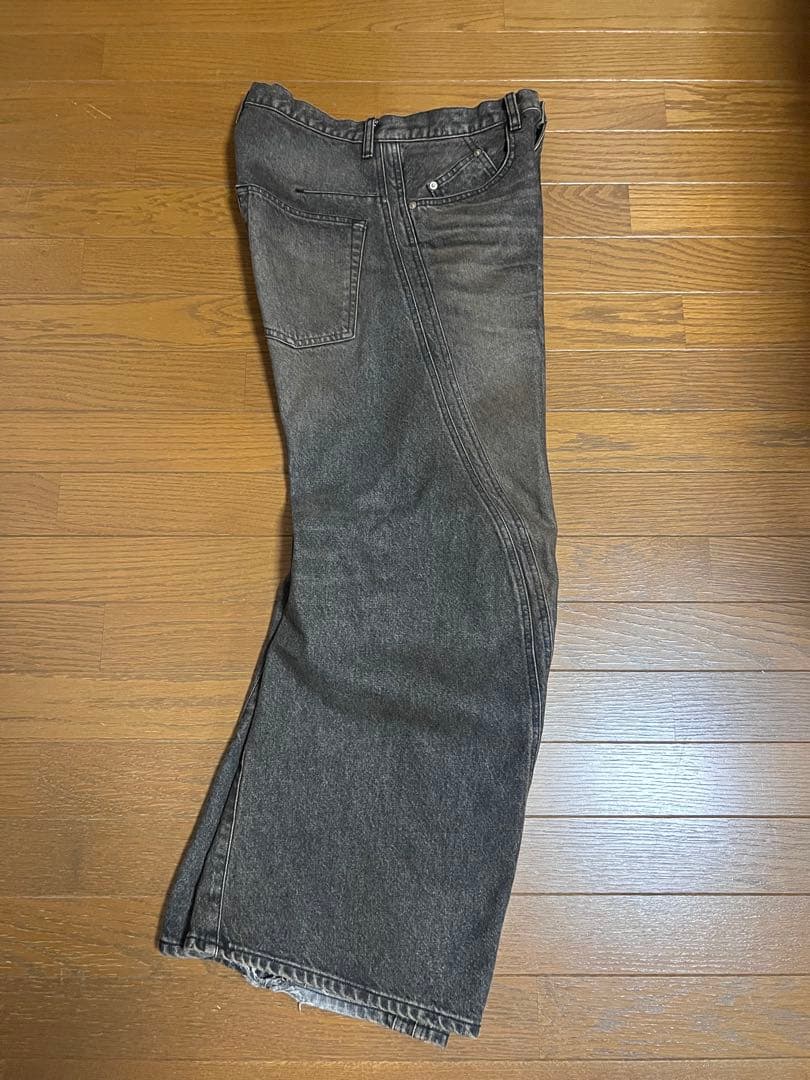 パンツ NVRFRGT 3D TWISTED WIDE LEG PANT 1