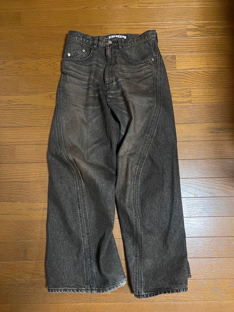 パンツ NVRFRGT 3D TWISTED WIDE LEG PANT 1