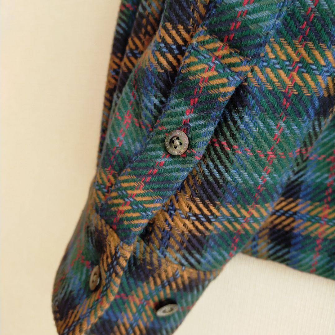 美品メゾンスペシャル カーブポケットシャツブルゾン NVY サイズ2