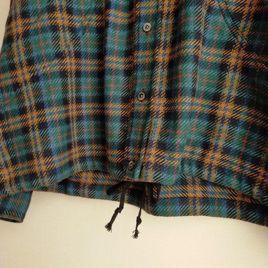 美品メゾンスペシャル カーブポケットシャツブルゾン NVY サイズ2