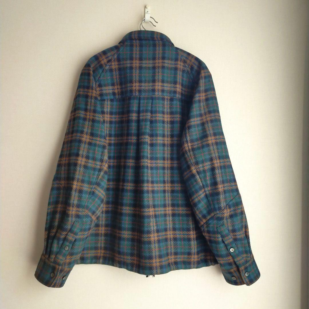 美品メゾンスペシャル カーブポケットシャツブルゾン NVY サイズ2