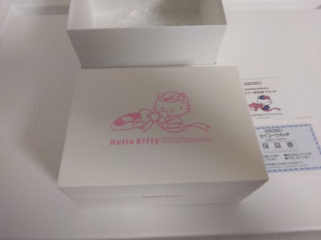 『再値下げ』ハローキティ　500系新幹線25周年　SEIKO 限定モデル時計