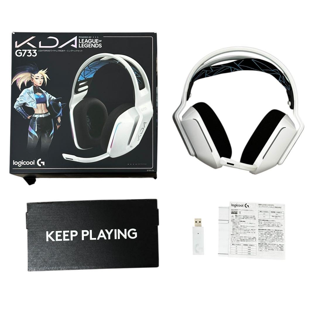 Logicool G G733 LoL K/DA ヘッドホン ヘッドセット