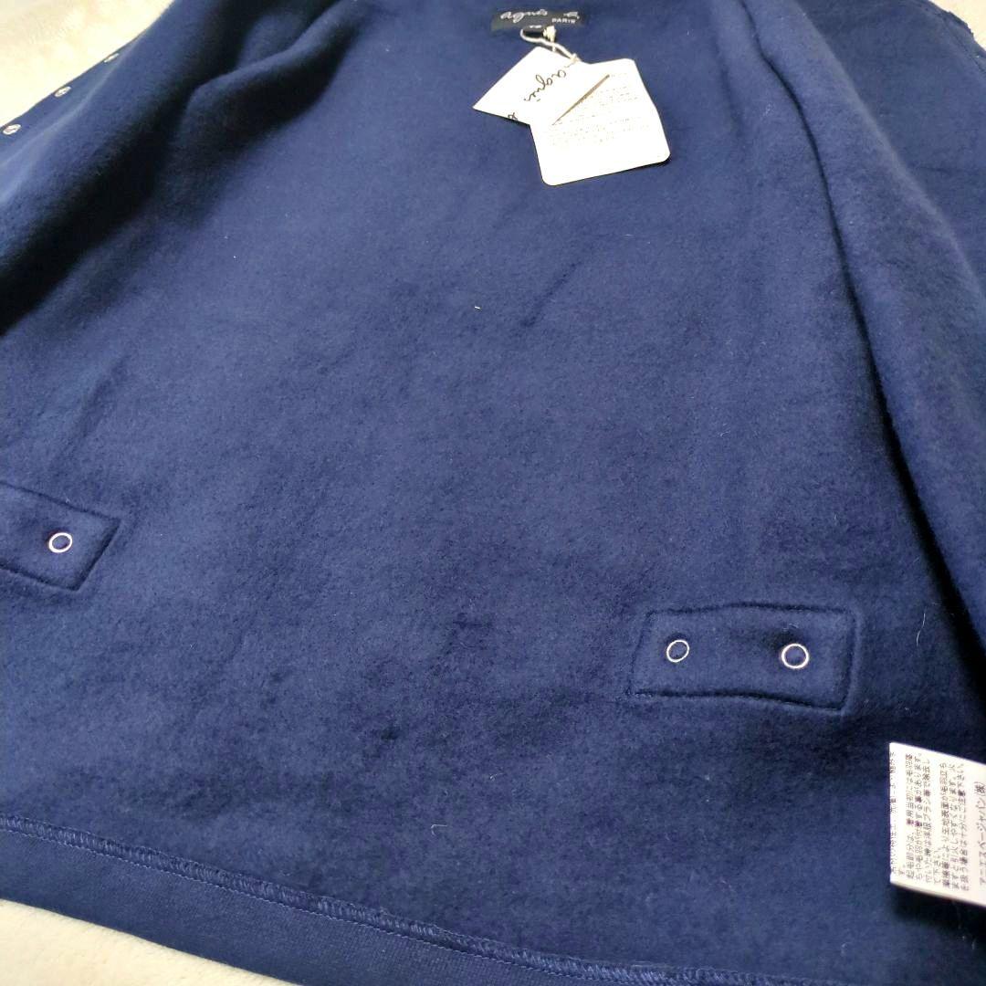 アニエスべー【新品未使用】コットン メルトン カーディガンプレッション　現行　Ｍ