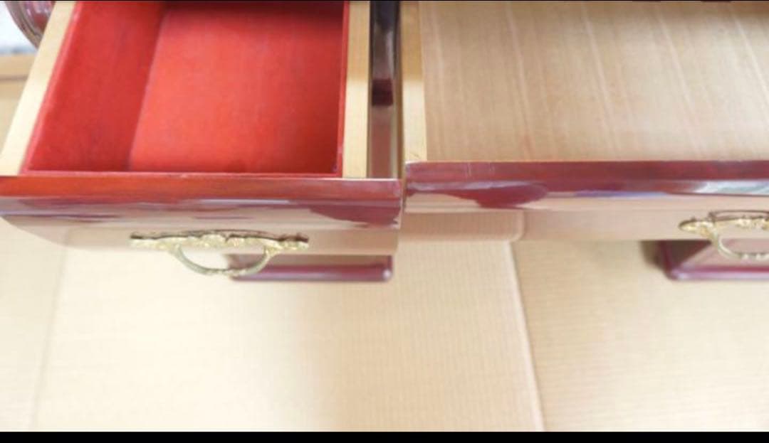 【nana】ヴィンテージ鏡台 フランスミラー丸二