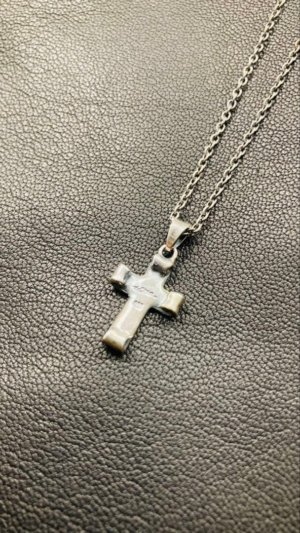 ビ*パ様 クライミー クロスネックレス シルバー 中古品