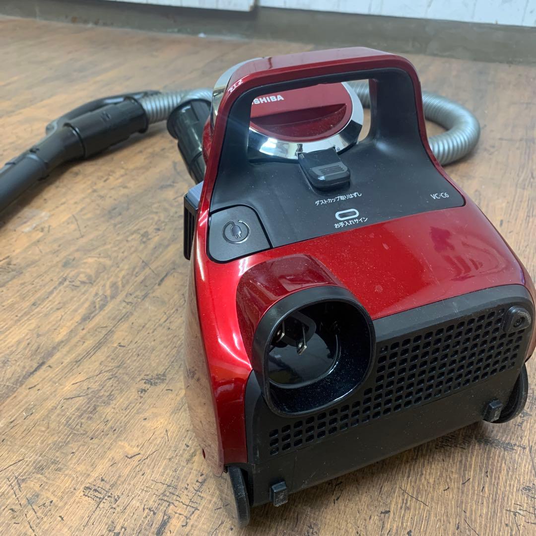 B-壁 【吸引力抜群】東芝 サイクロン式 掃除機 トルネオ ミニ VC-C6