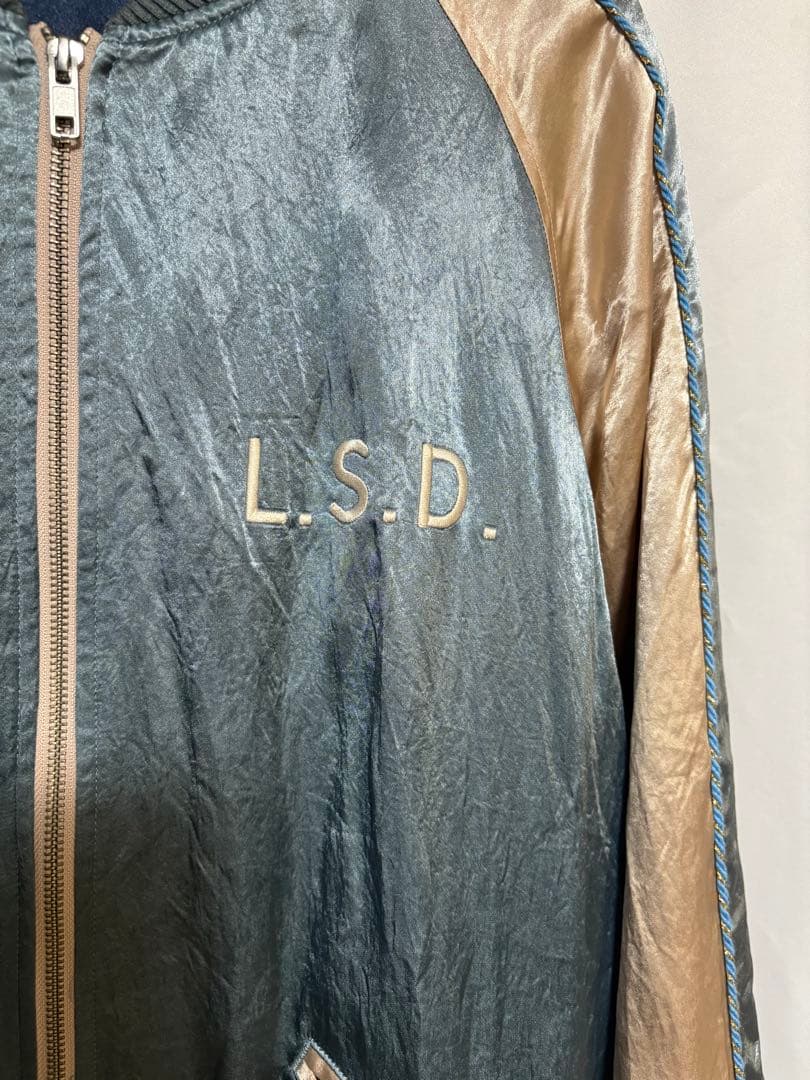 black weirdos 刺繍 スカジャン L ブラックウィドー