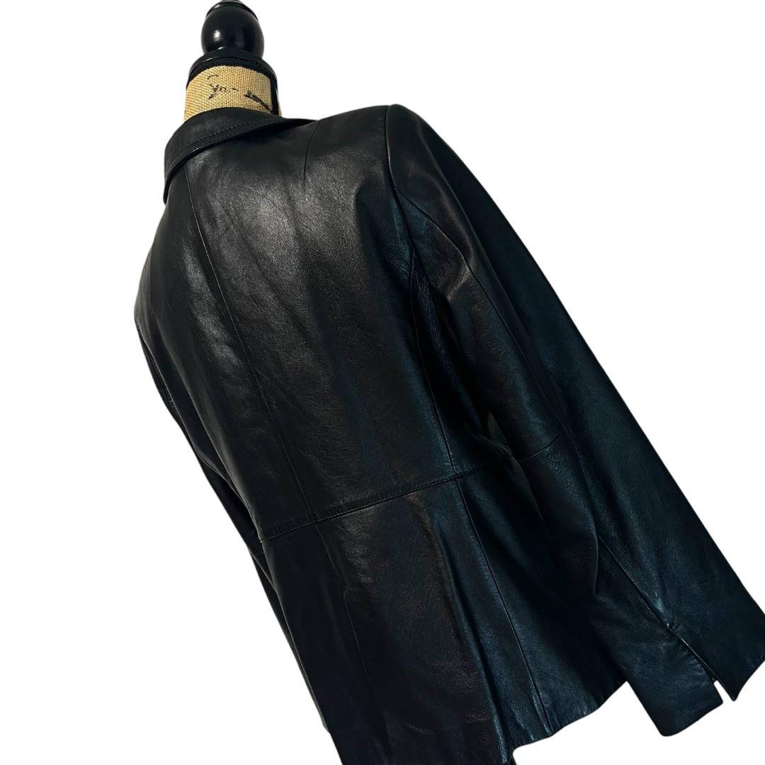 【大きいサイズ】【羊革】【44】23区 レザージャケット レディース