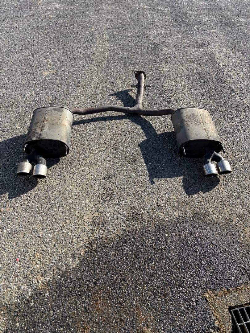 トヨタ　マークXG'sマフラーGRX130 G's 純正マフラー4本だし