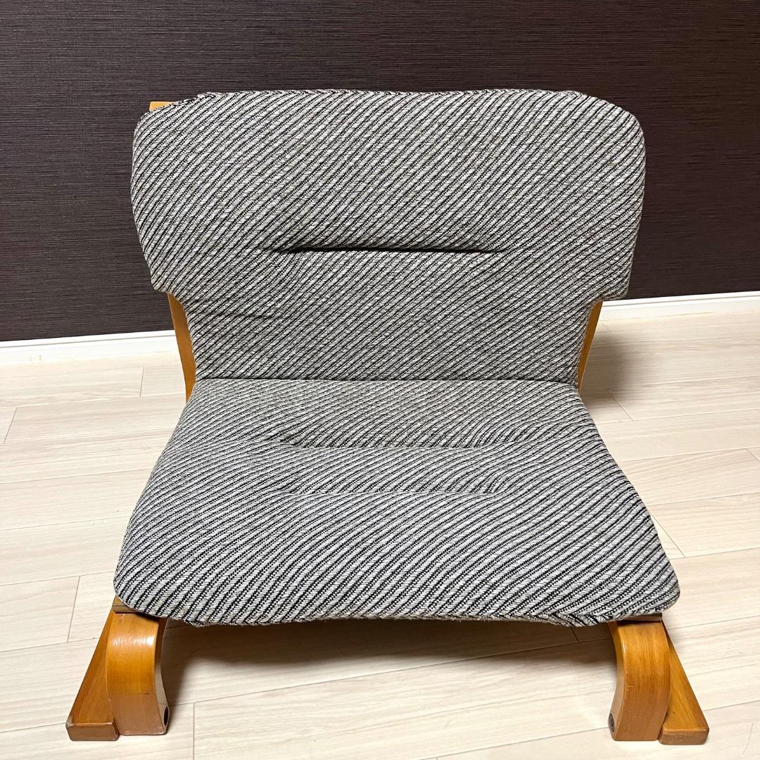 徳島県立工業技術センター 新日本木工 曲木 低座椅子　胡坐楽座椅子 腰痛防止