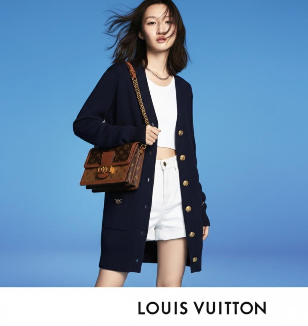 美品★LOUIS VUITTON★ロゴ★カシミヤ★ニットコート★カーディガン