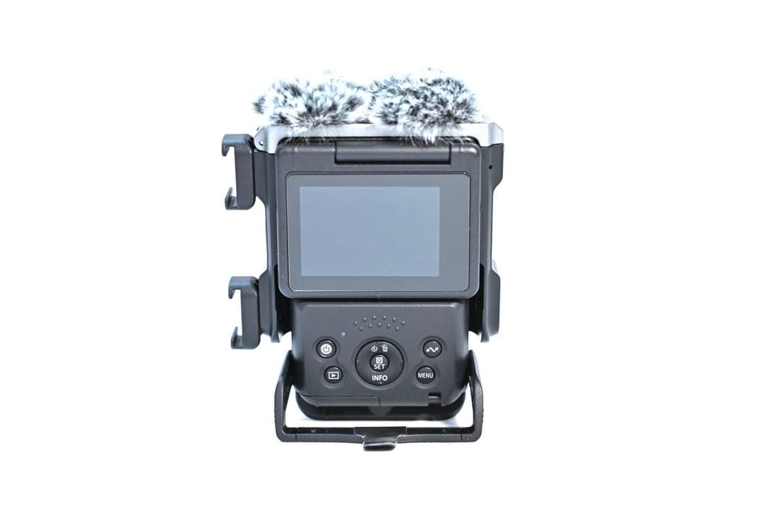 PowerShot V10 コンパクトカメラ，SmallRigケース付き