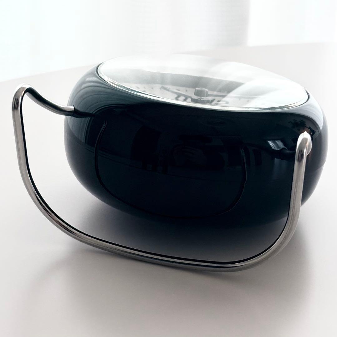 【美品】アルネヤコブセン テーブルクロック ステーション ブラック 置き時計