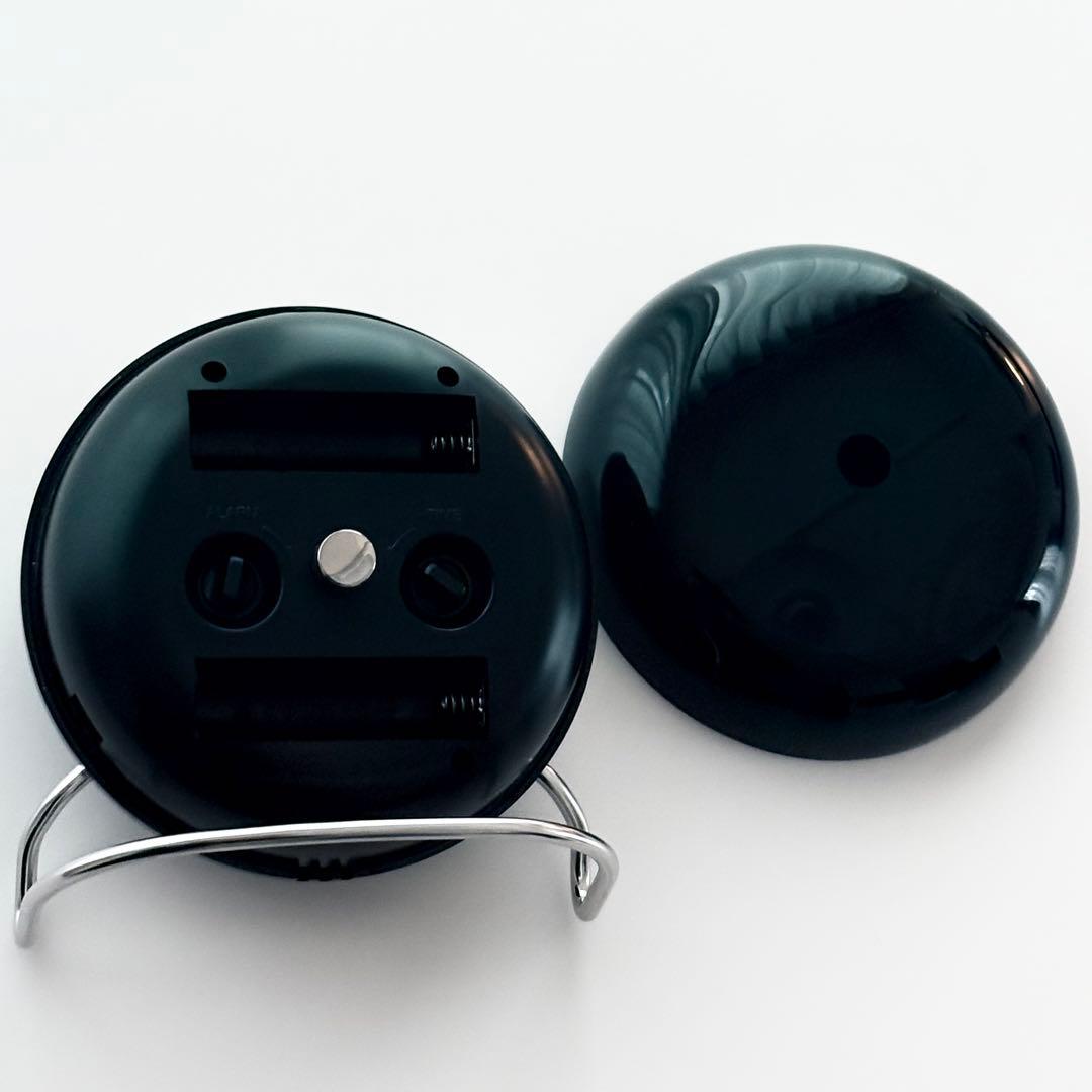 【美品】アルネヤコブセン テーブルクロック ステーション ブラック 置き時計