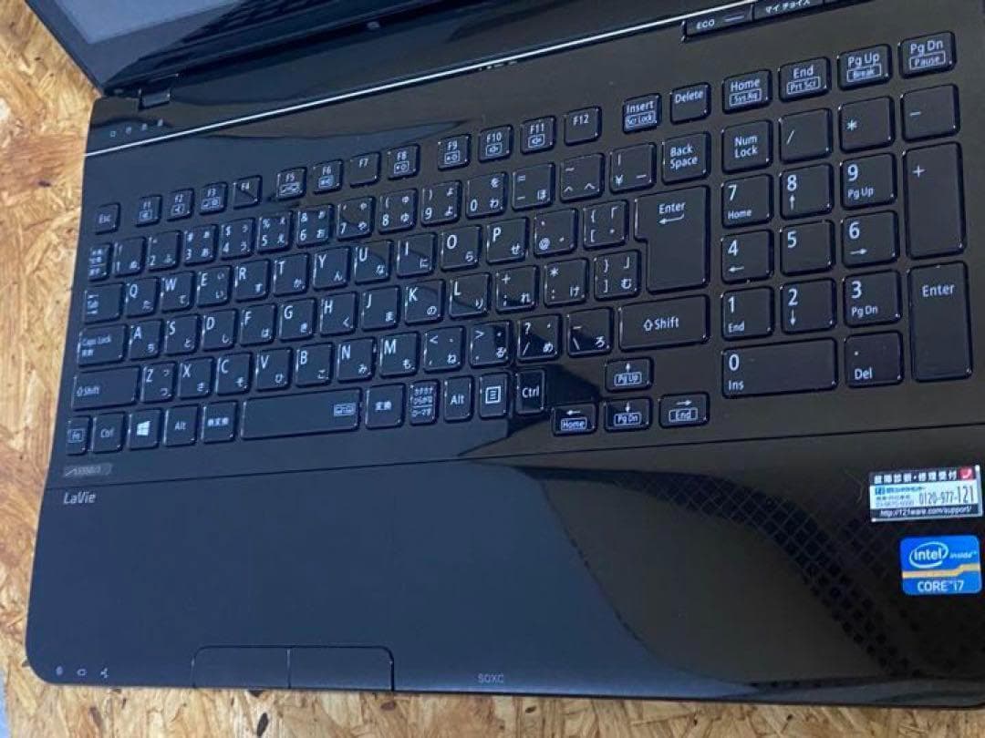 ノートパソコン NEC PC-LS550 Core i7 SSD256GB