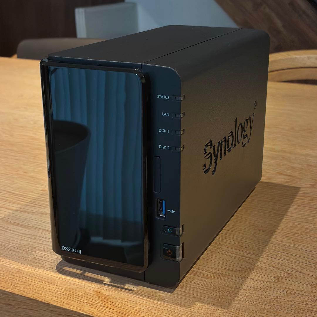 Synology DS216+II NAS メモリ8GB HDD無し