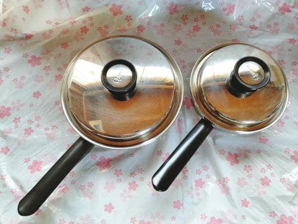 ぴょんさん！Amway アムウェイ クイーン 小、中 鍋 ３点セット