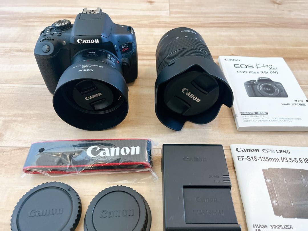 【美品】Canon EOS Kiss X8i 本体 + レンズ2本