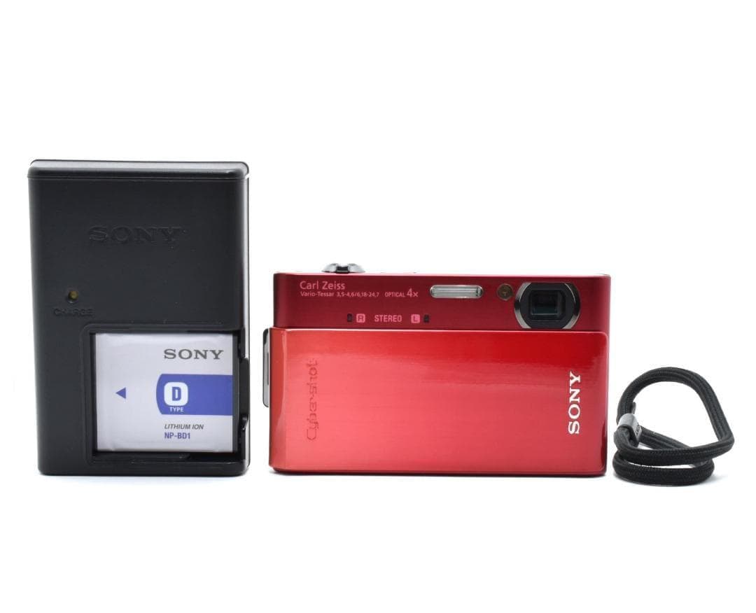 【お値下げ歓迎・極美品】SONY Cyber-shot DSC-T900 レッド