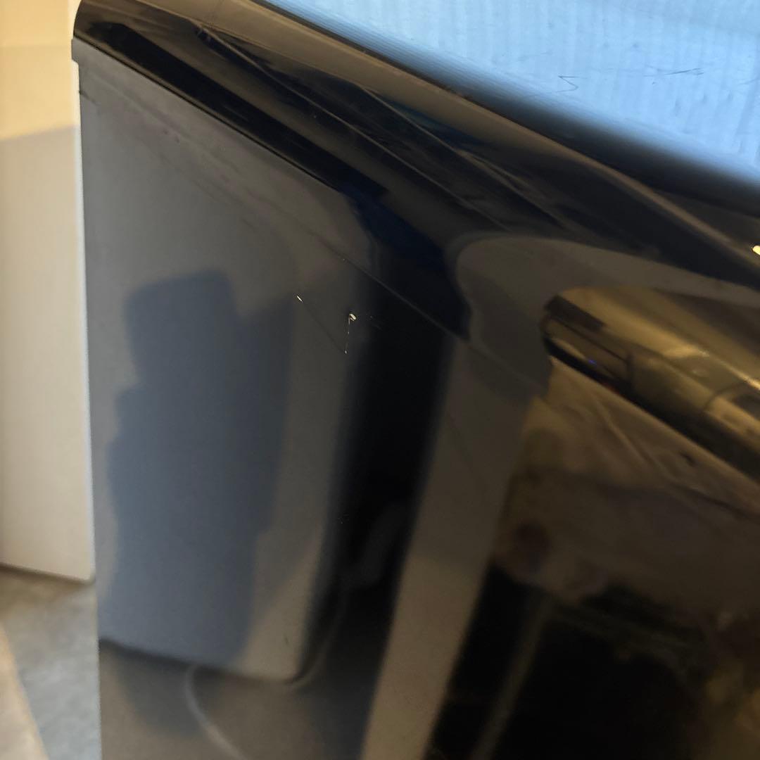 アイリスプラザ/レトロ冷蔵庫/ブラック/81L