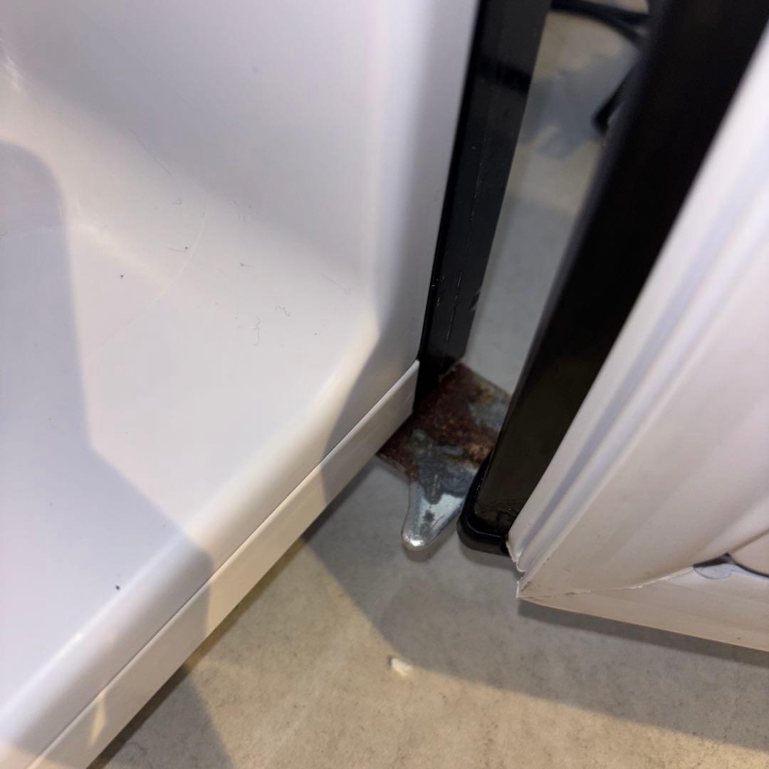 アイリスプラザ/レトロ冷蔵庫/ブラック/81L