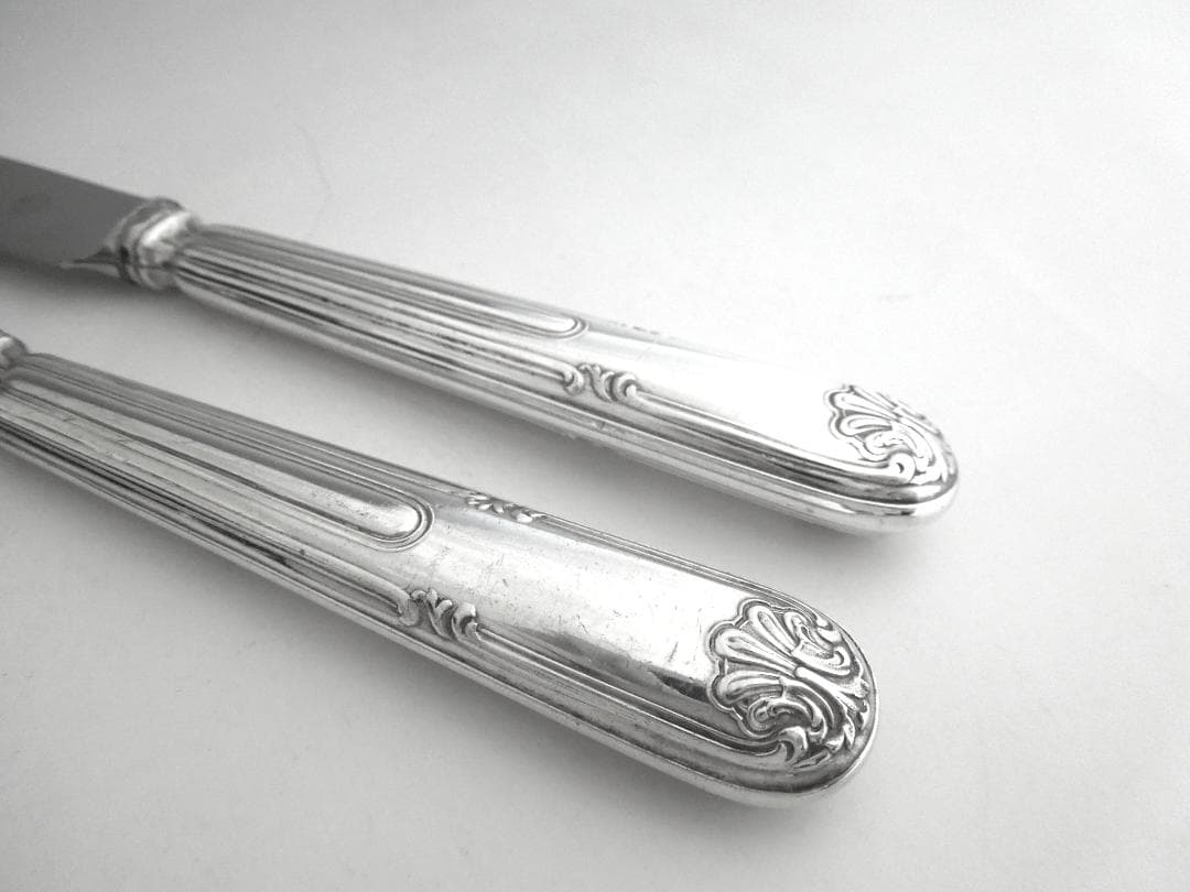 クリストフル シルバーナイフ 2本 Christofle　純銀