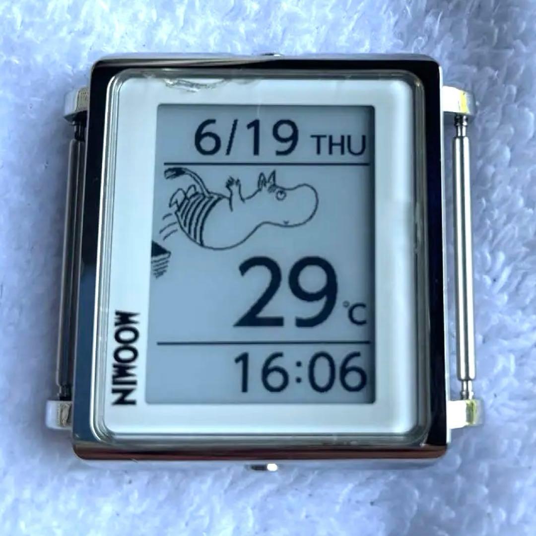 【25年6月電池交換】スマートキャンバス　ムーミン　ベルト新品！順調稼働