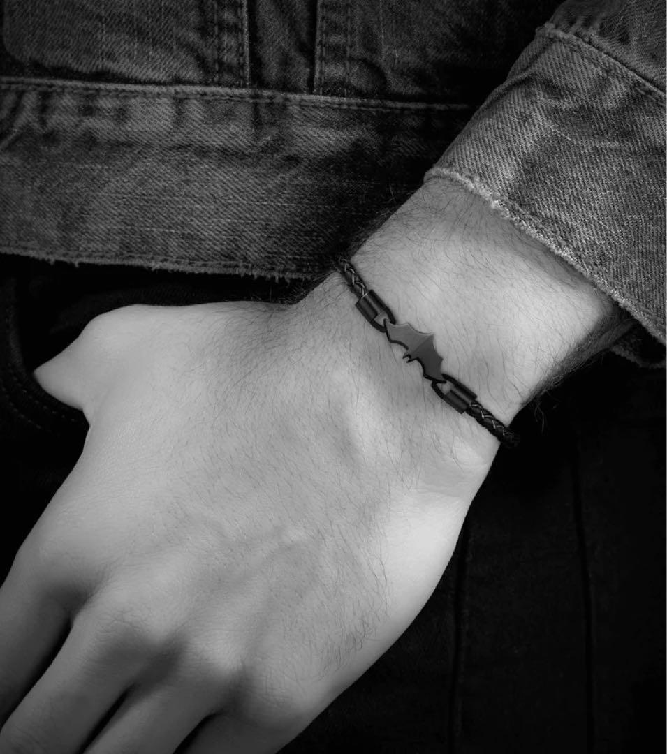 POLICE×BATMAN ステンレス ブレスレット BATMAN専用BOX付き