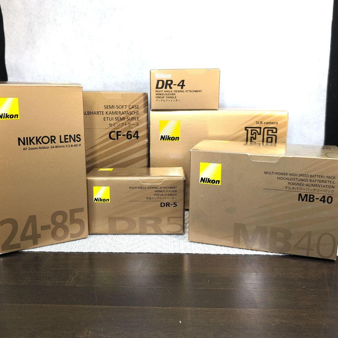 Nikon　ニコンF6　MB-40マルチバッテリー　レンズ　ソフトケース他セット