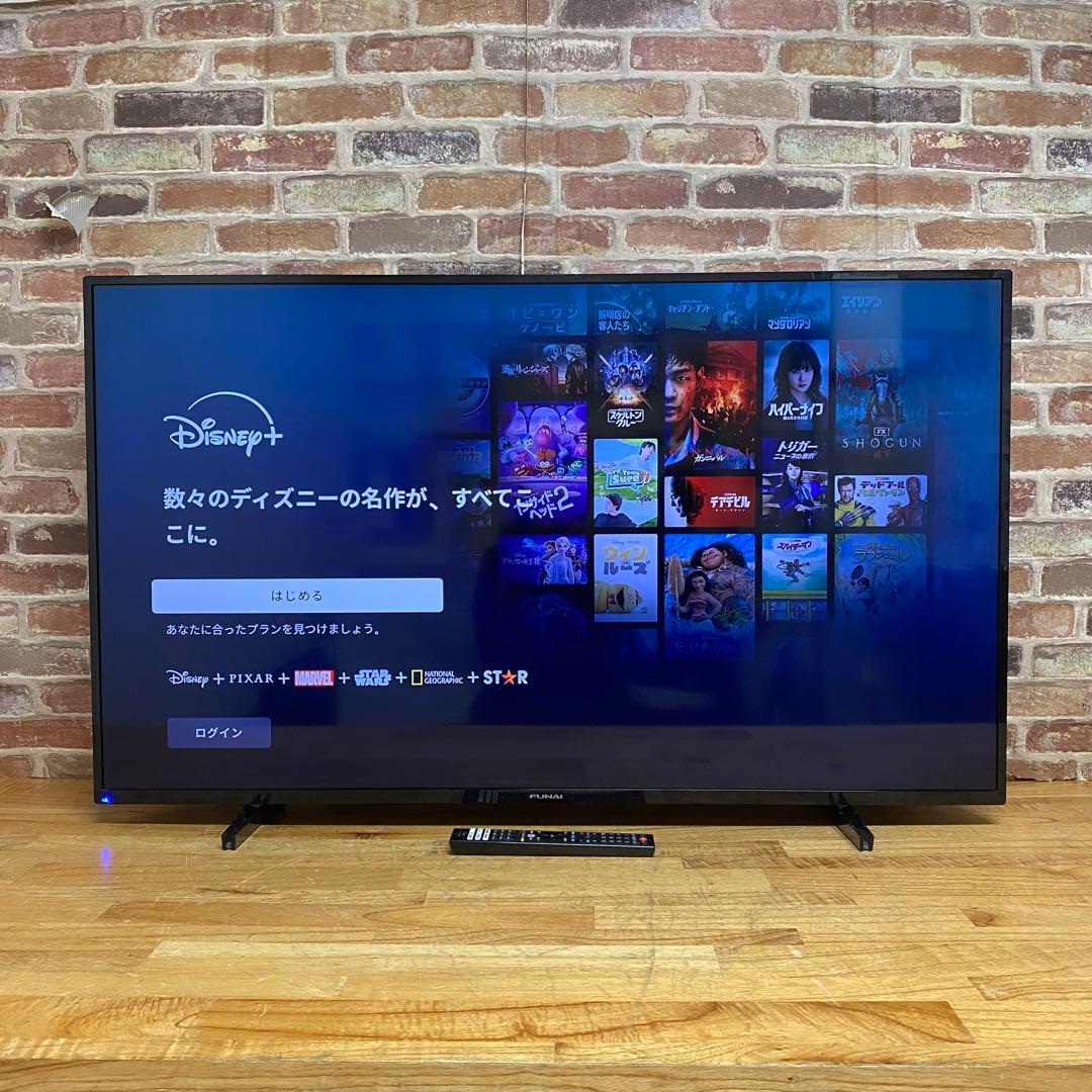 フナイ 50V型 4K 液晶テレビ Android TV FL-50U3330