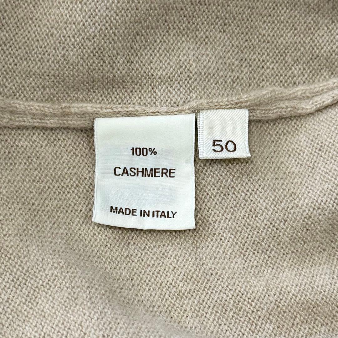 フィリッポデローレンティス カシミヤ 100% クルーネック ニット 50