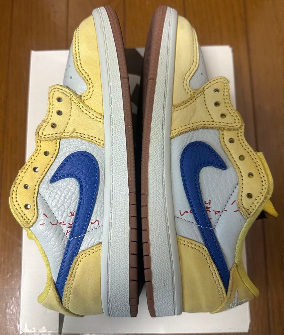 20㌢Travis Scott×Nike PS Jordan 1 Canary