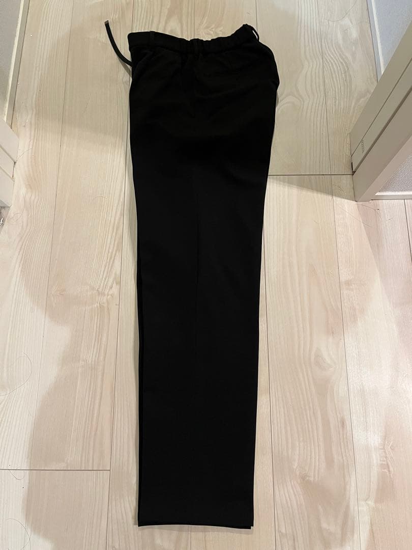 BLACK LABEL シャドーチェックニットとワイドパンツのセット