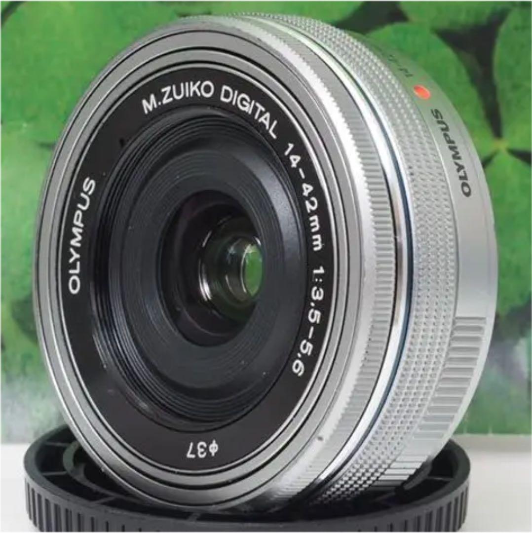 【美品】オリンパスM.ZUIKO12-42mm❤️パンケーキズームレンズ❤️