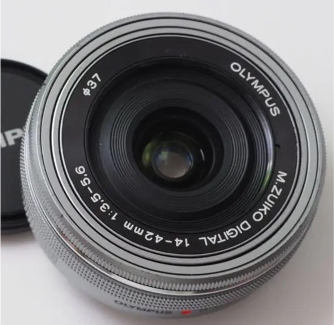 【美品】オリンパスM.ZUIKO12-42mm❤️パンケーキズームレンズ❤️